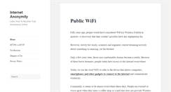 Desktop Screenshot of internet-anonymity.com